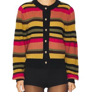 Nation Ltd Carmela Cardigan in Vintage Stripe NWOT Alpaca Cotton Striped Sweater